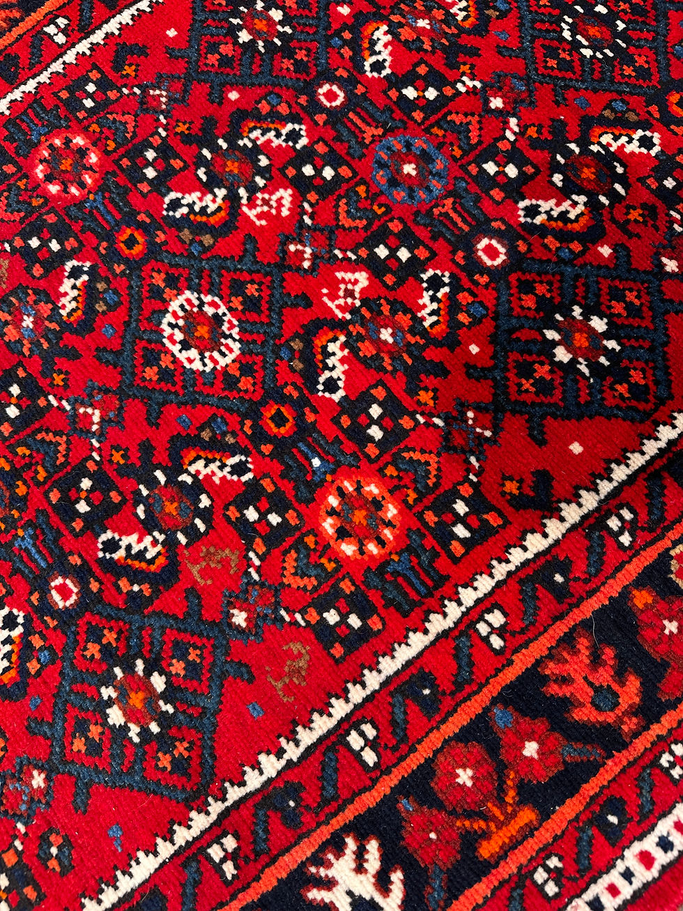 Thumbnail: New Handmade Persian Hosseinabad Runner