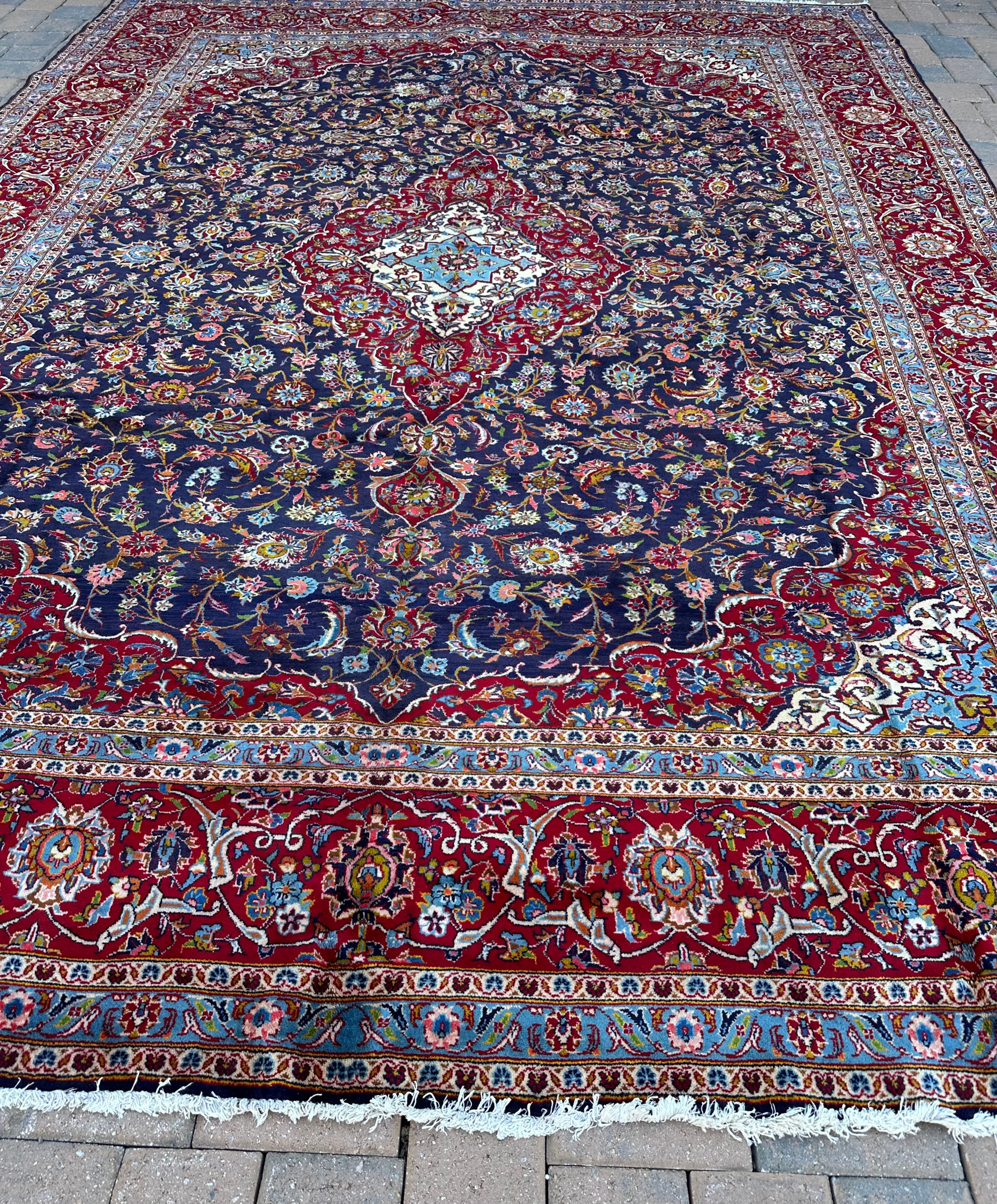 Handmade Top Quality New Persian Kashan Area Rug