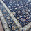 Thumbnail: Stunning Handmade Vintage Blue & White Persian Kashan, Top Quality