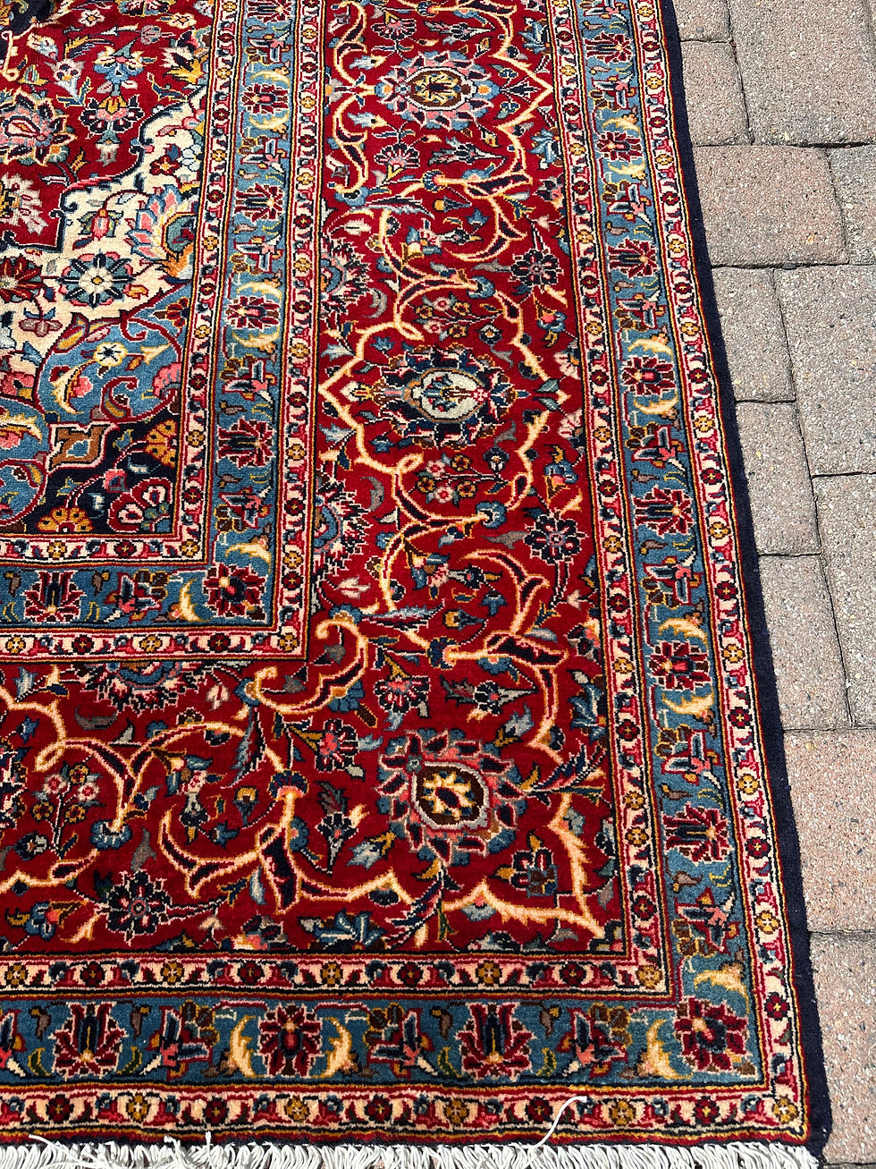 Thumbnail: Handmade New Top Quality Persian Kashan, Classic Medallion Design