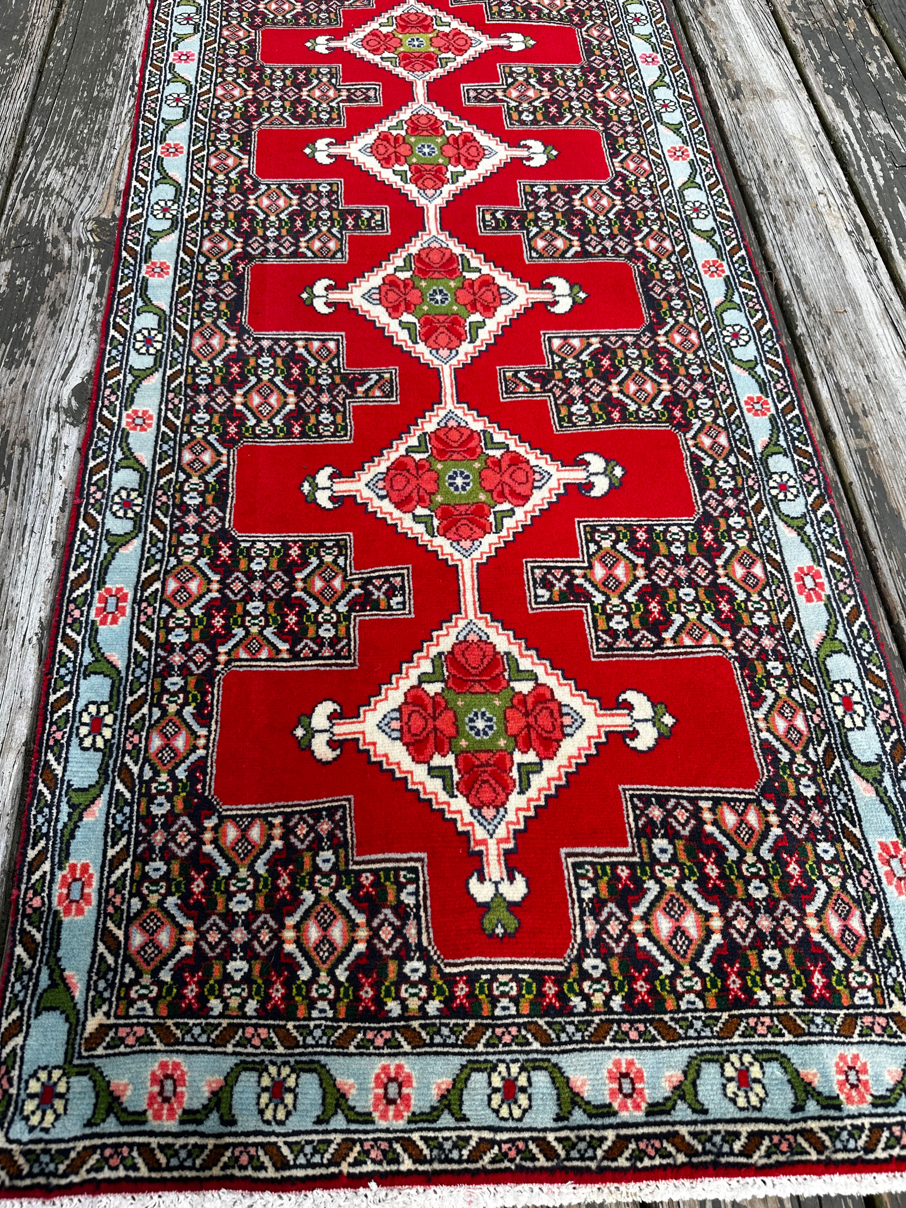 Handmade New Persian Senneh Runner