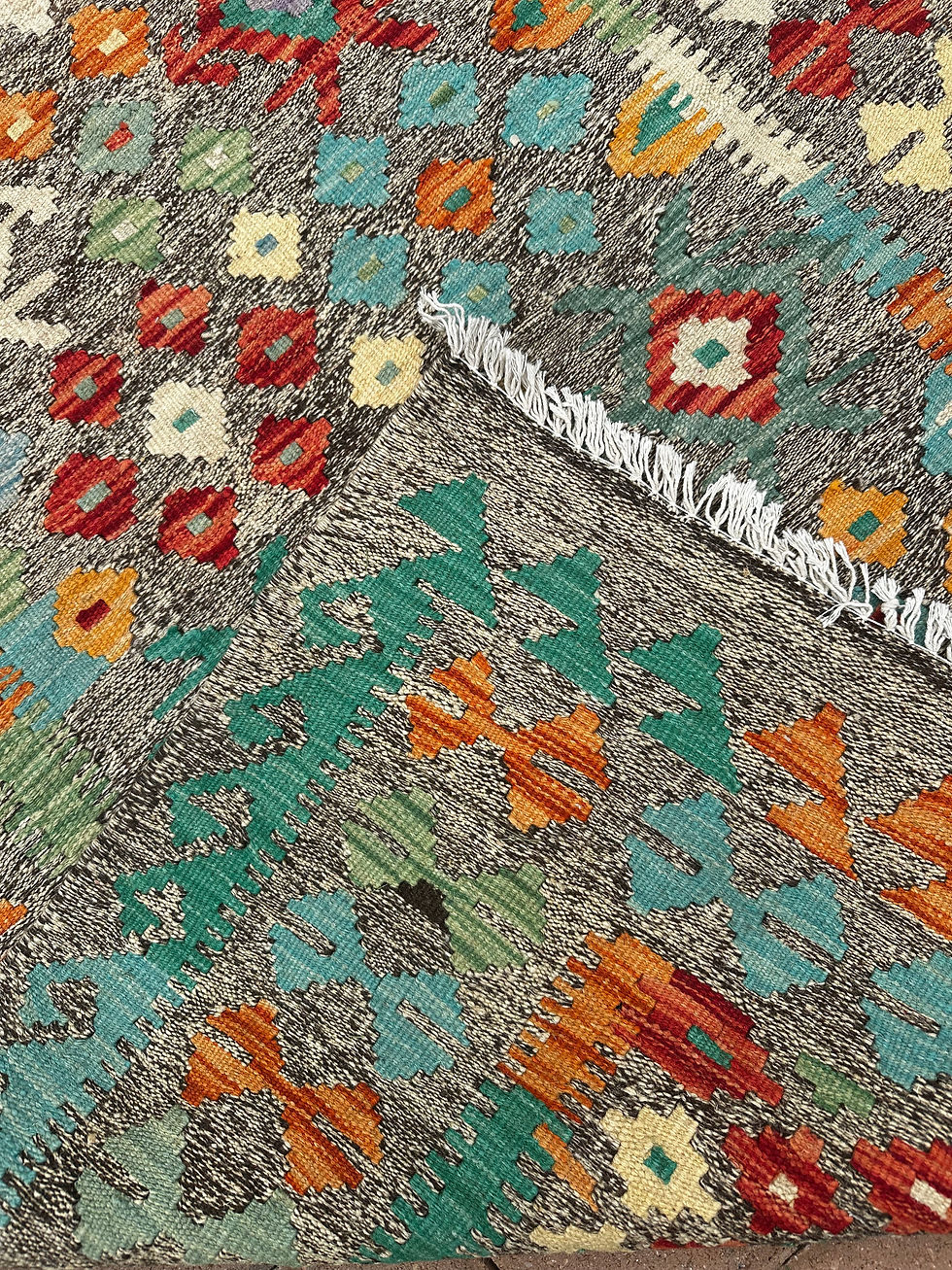 Thumbnail: Handmade Brand New Colorful Kilim Accent Rug