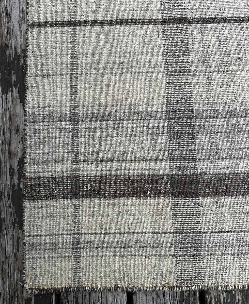 Thumbnail: Handmade Indian Drugget Rug, Sturdy Flat Weave