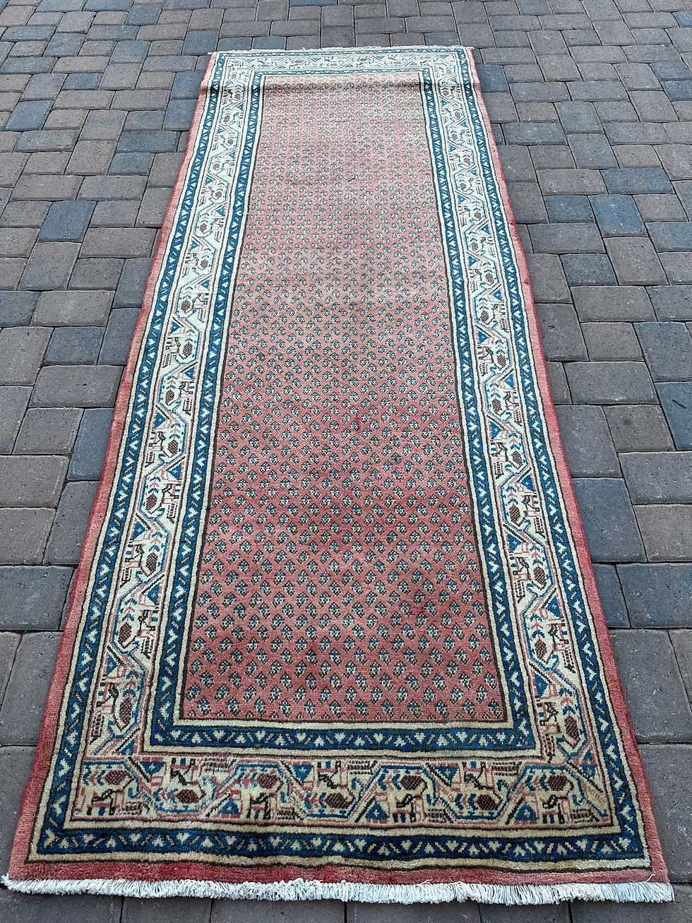 Thumbnail: Persian Sarough Mir Runner, Light Distress