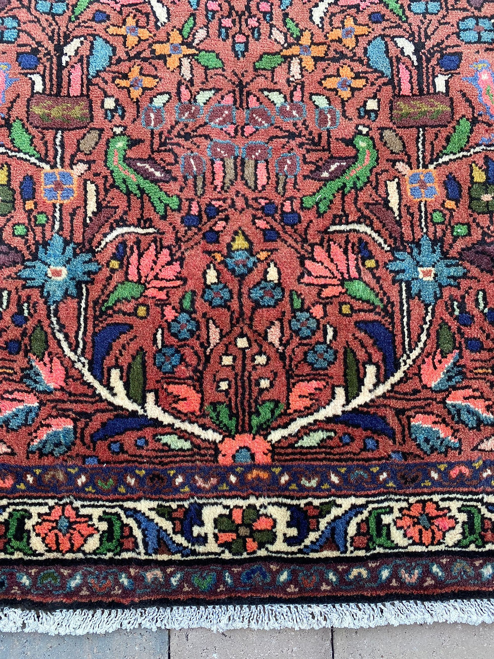Thumbnail: Persian Hamedan Runner, Sarough Lilihan Design