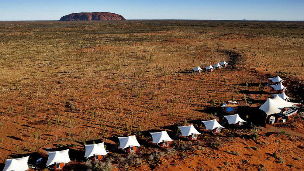 Glamping in Australien am Ayers Rock