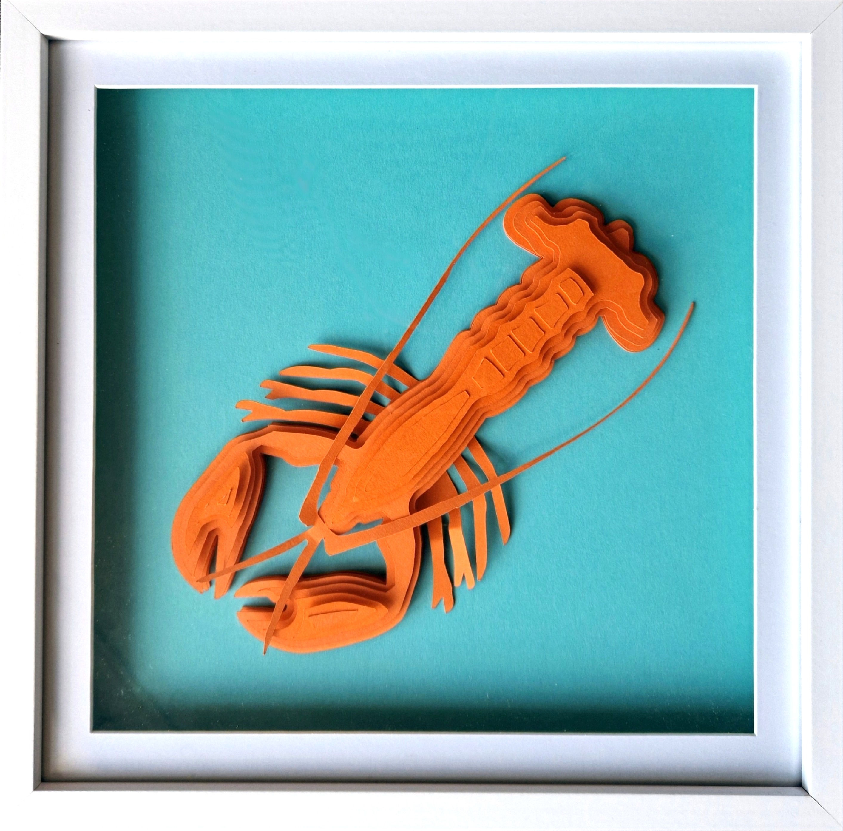 Lobster - Layered Paper Art