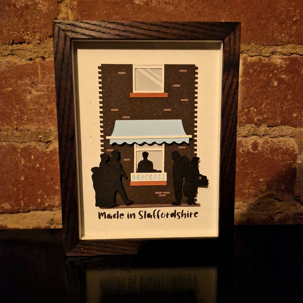 Thumbnail: Hole in the Wall Oatcake Shop Paper Artwork