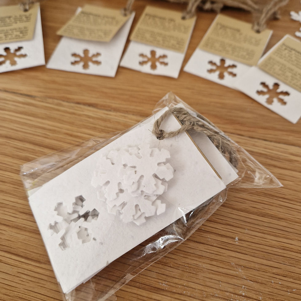 Thumbnail: Plantable Seeded Christmas Gift Tags