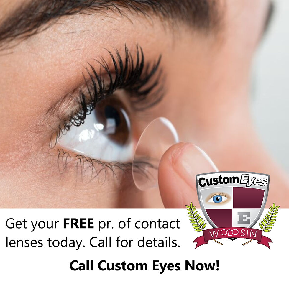 Contact Lens Fittings at Custom Eyes