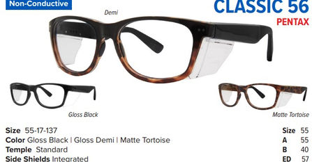 SAFETY-EYEWEAR-LIKE THIS-Image-of-CLASSIC56-A-Safety-EYEGLASS-that-meets-ANSI-Z87.1+-safety-standards-for-safety-eyeglasses-available-at-Custom-Eyes-made-the-Same-day