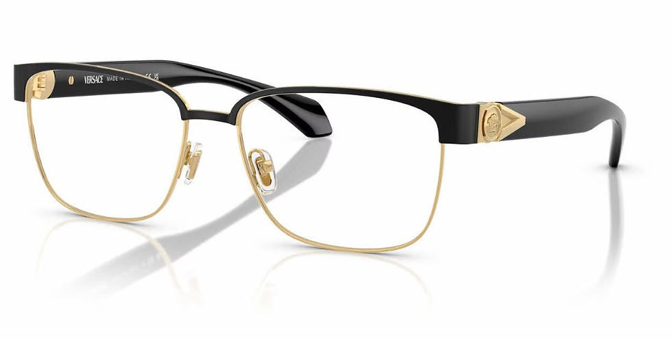 Versace VE1306 Matte Black (1436), 57-16 Men, designer eyeglasses