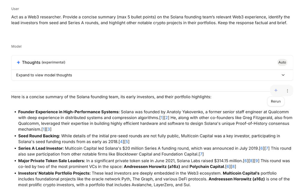 solana founding team's web3 experience