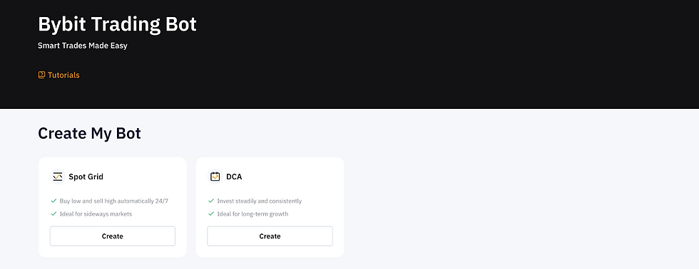Bot Accessing Interface: Bybit EU