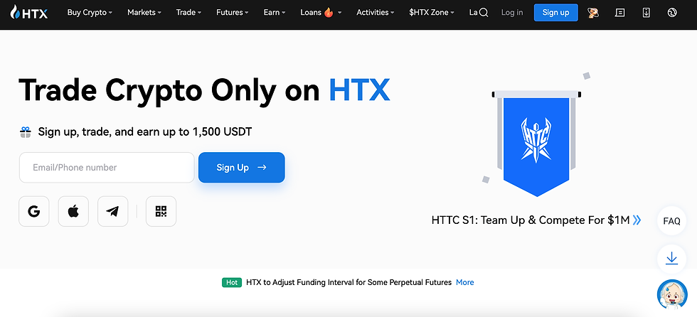 HTX Exchange cover