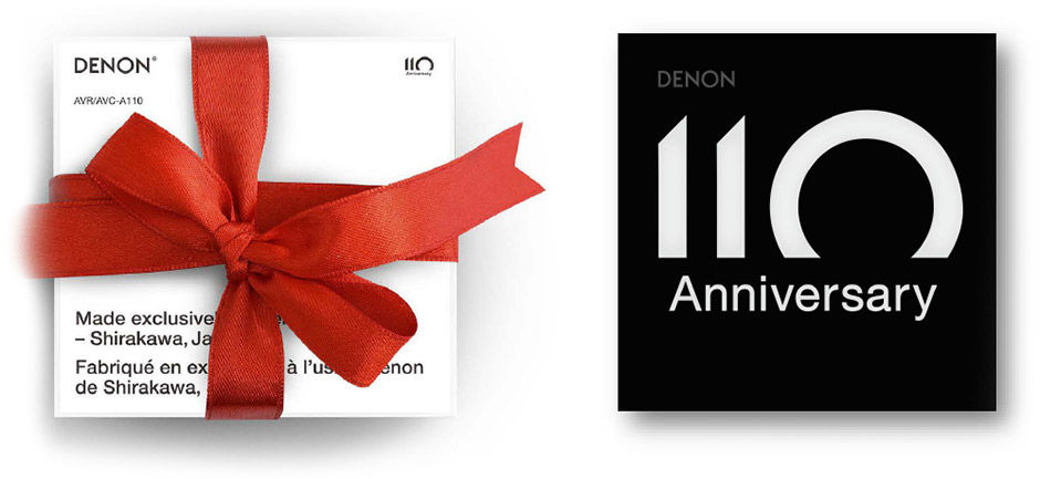 Denon 110 Anniversary logo