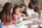 Festa aniversário infantil crianças colorindo bobbie goods