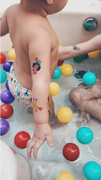 Miniatura: Tatuagem Bichinhos em Festa