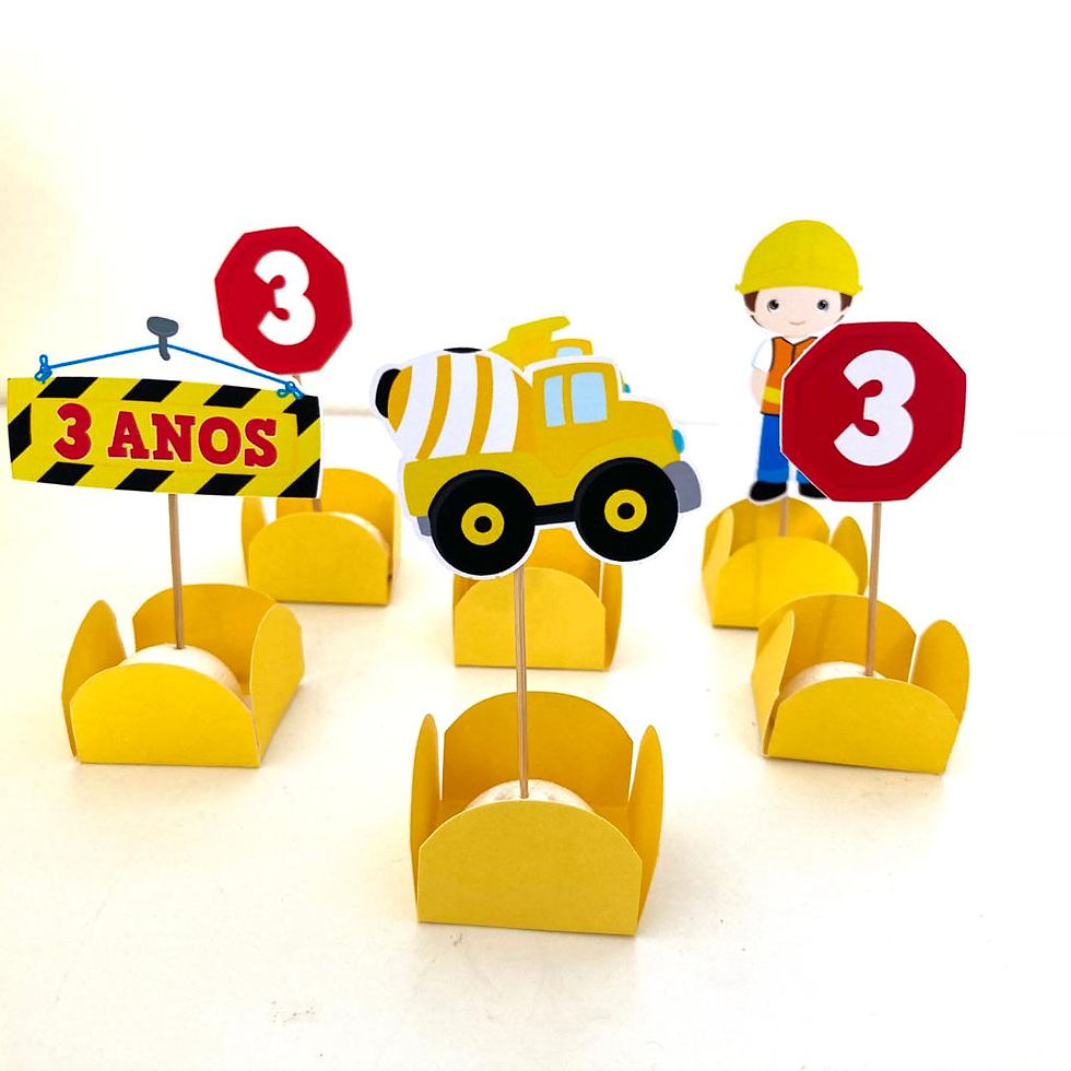 Miniatura: Caminhão obra - Mini festa