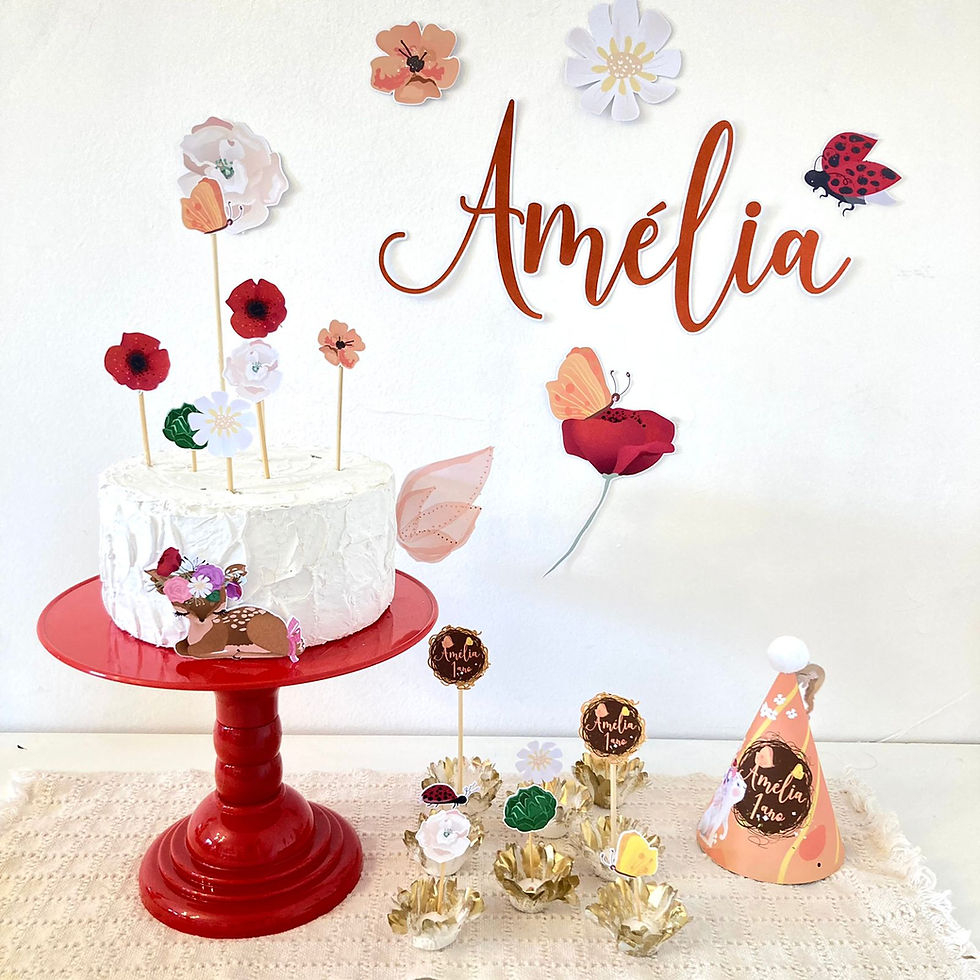 Jardim de Fadas - Mini Festa