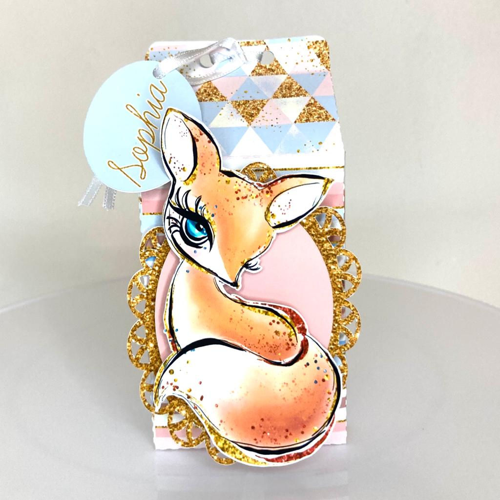 Caixa 3D lembrancinha milk personalizada