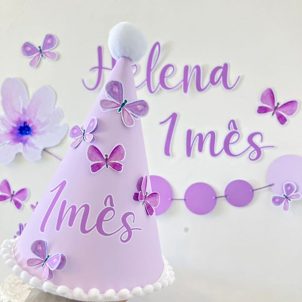 Miniatura: Jardim de Flores e Borboletas- Mini festa