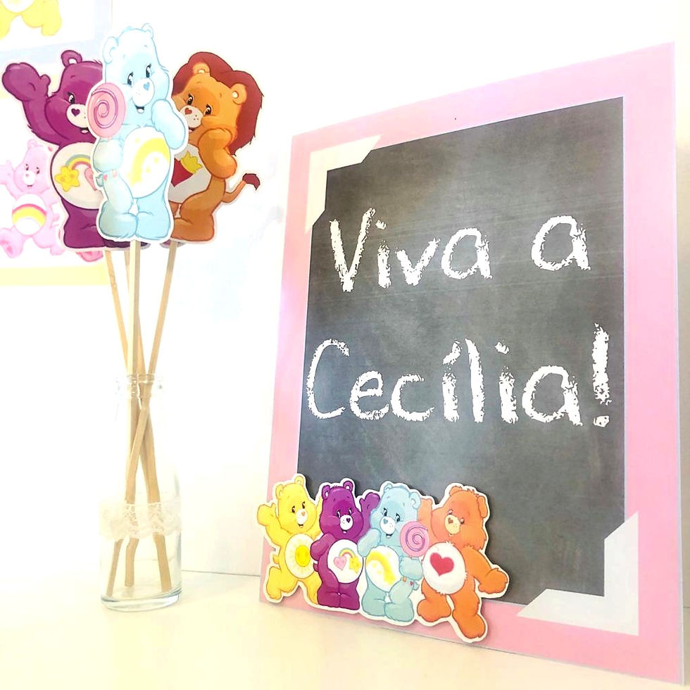 Miniatura: Ursinhos carinhosos - Festa completa