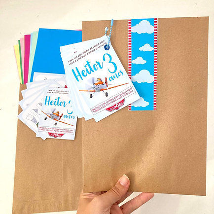 kit dobradura para lembrancinha de festa infantil