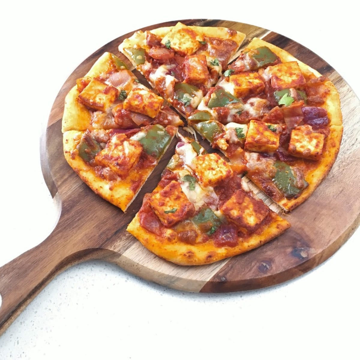 Kadai Paneer Pizza