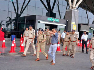  “RPF DG Sonali Mishra inspecting security arrangements at Bengaluru railway station”