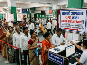 उत्तर प्रदेश में ओपीडी में अब आधार जरूरी: डिजिटल हेल्थ रिकॉर्ड के लिए लागू हुई आभा आईडी व्यवस्था