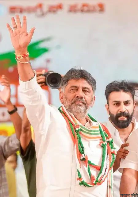 DK Shivakumar before Karnataka CM oath ceremony