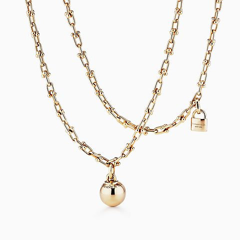 Tiffany HardWear wrap necklace in 18k 