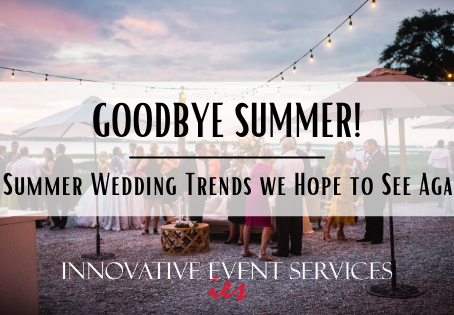 4 Summer Wedding Trends We Hope to See Again