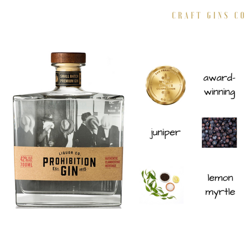 Prohibition Gin (Original) | Free Delivery | Craft Gins Co