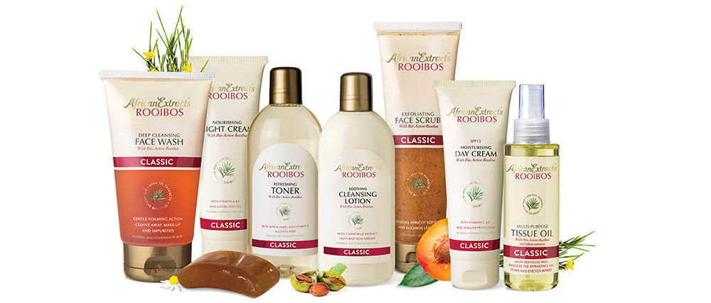 Rooibos African Extracts Facial Skin care range