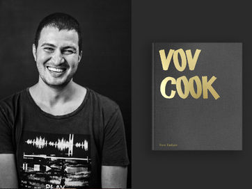 VOVCOOK BOOK: Шеф-кухар Вова Ташаєв випускає кулінарну книгу-артбук