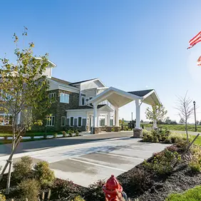 Street view of the Otterbien Oakwood Assisted Living during the day.