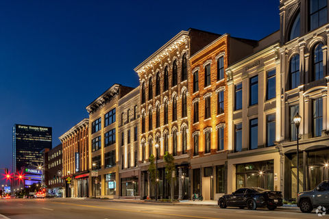 Street view of the Fort Industry Square Redevelopment building
