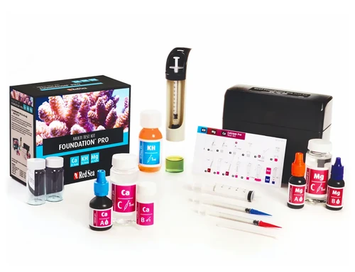 Red Sea Foundation Pro
Multi test kit Ca | KH | Mg