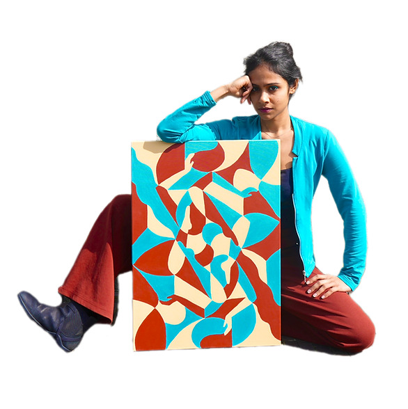 abstract, cubism, art, painting, artist, cubist, abstraction, gouri, viravalli