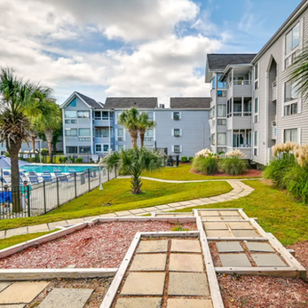 A view of the grounds.  