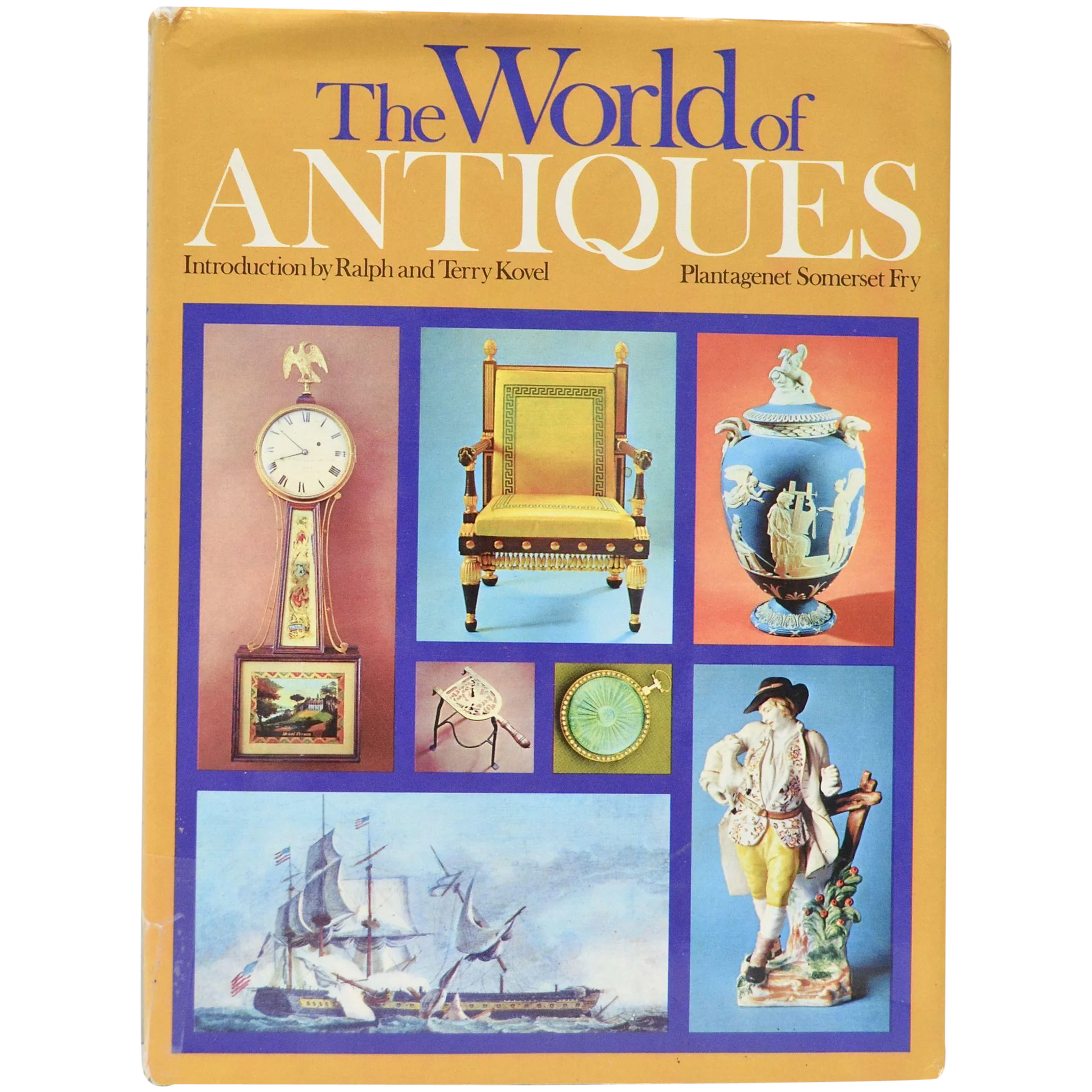 The World of Antiques - Introduction by Ralph & Terry Kovel Hardcover Book w/ DJ