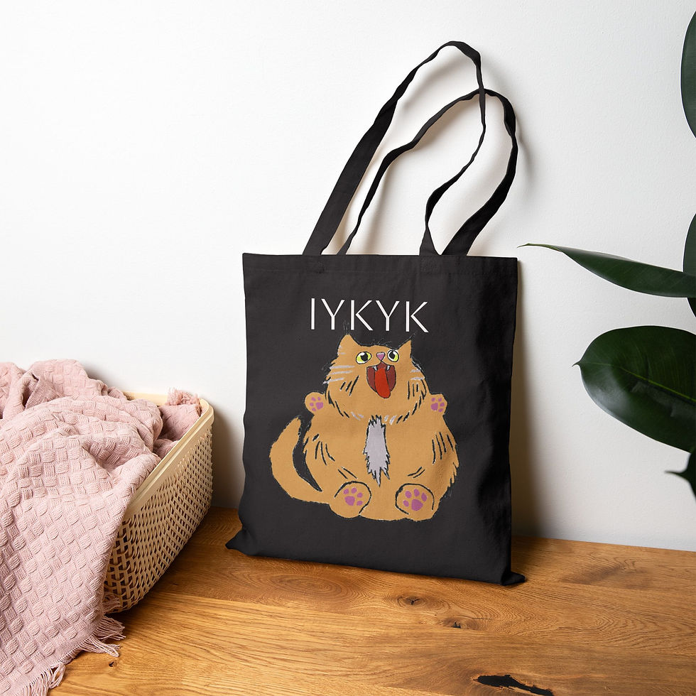 Thumbnail: IYKYK Fat Cat Tote