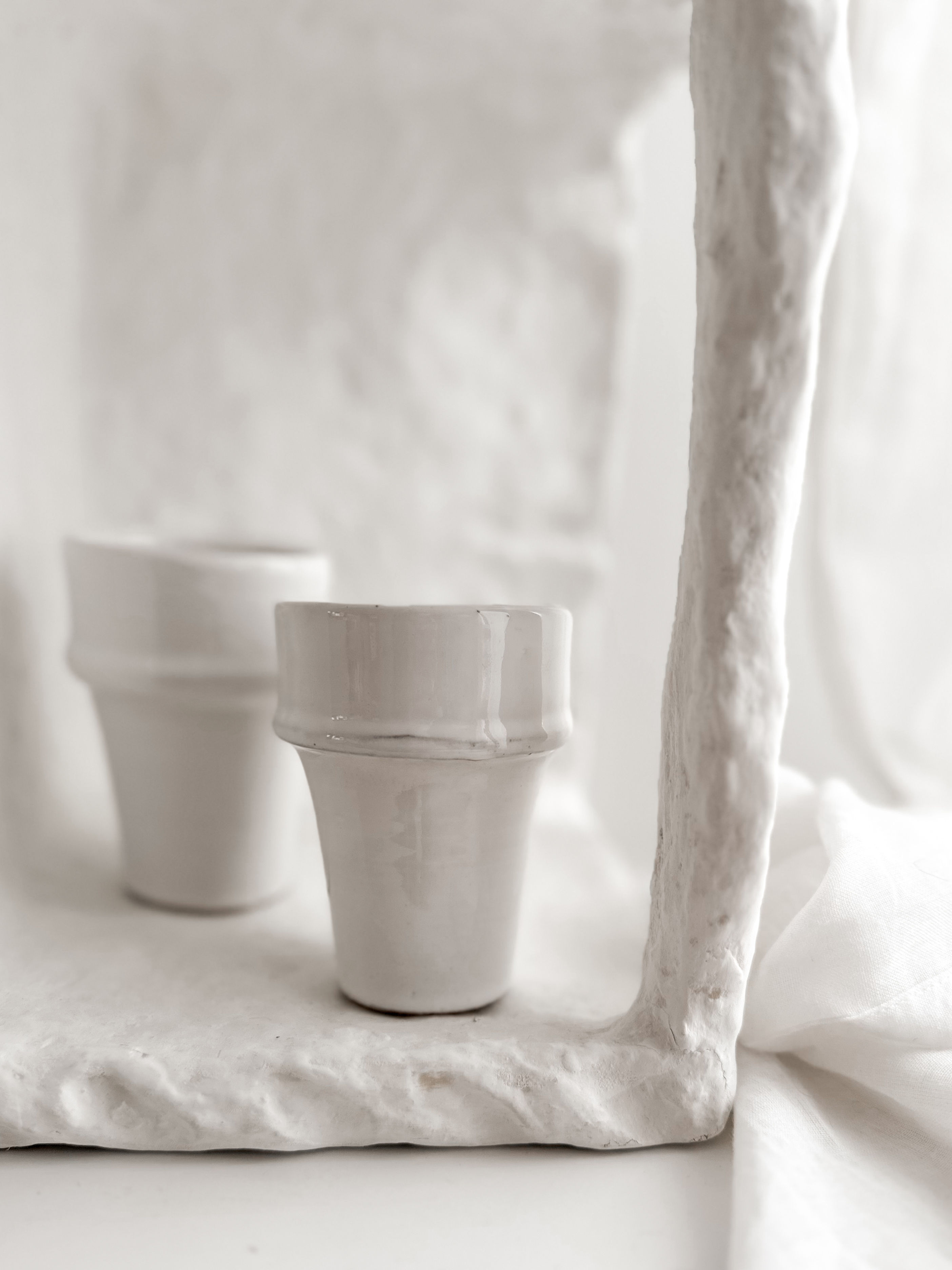 Kaffee-Becher „Beldi White“