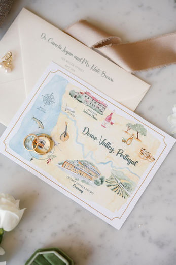 destination wedding stationery