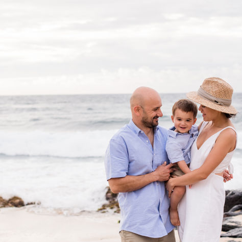 Fun family session on the Southside of Kauai, Hawaii