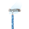 Thumbnail: Redgum - Soft Touch Narrow Neck Walking Stick