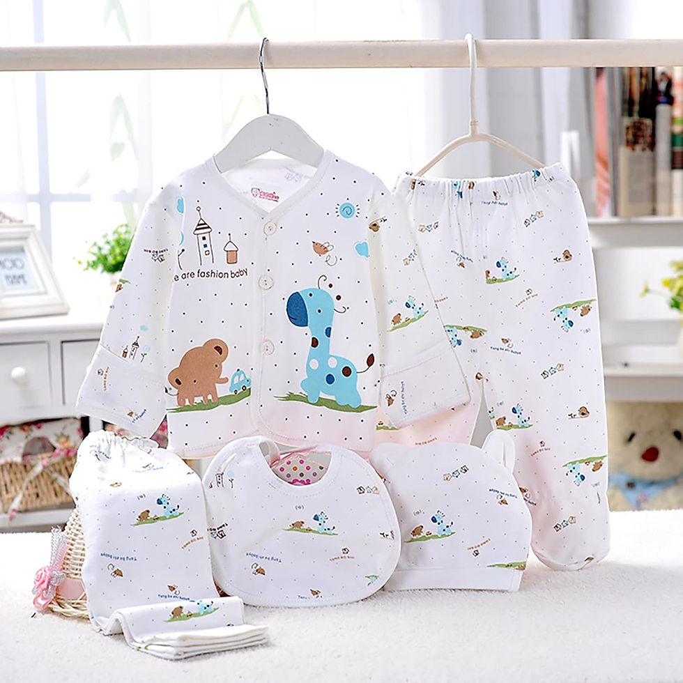Thumbnail: Baby Boy Clothes 0-3 Months 5pcs Baby Girl Outfits Gifts for Newborn