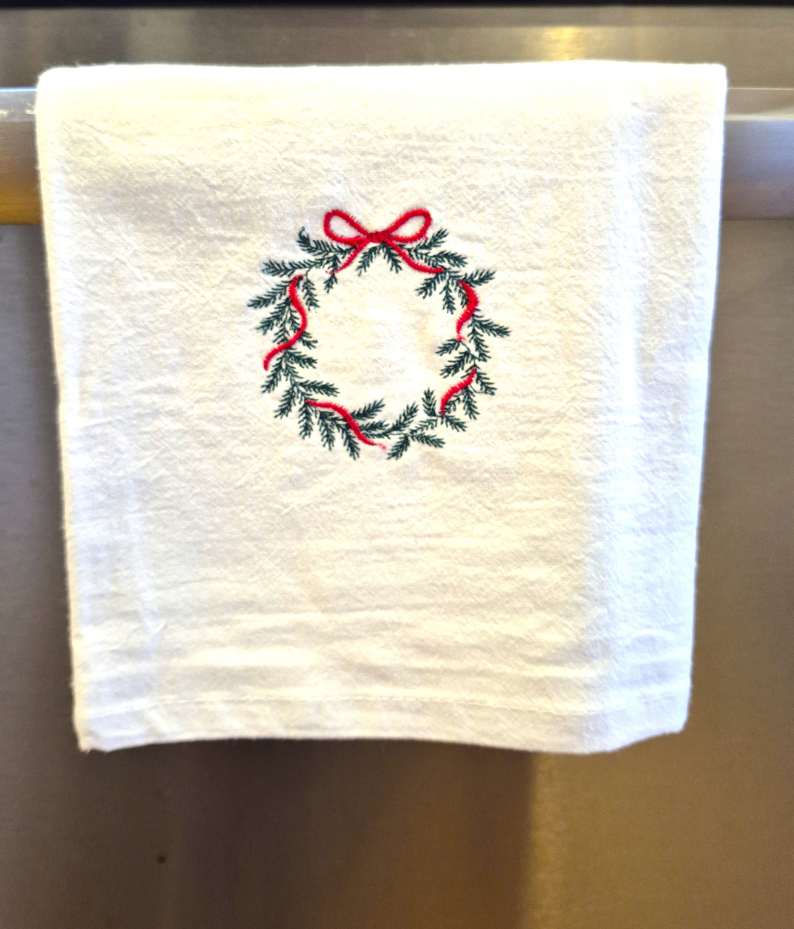 Embroidered Hand Towels (Pair)